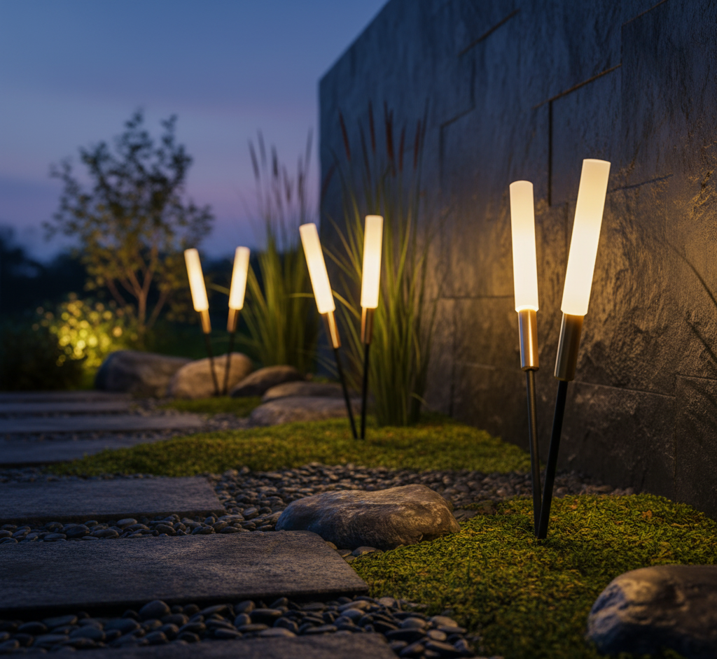 ReedGlow | Elegant Solar Outdoor Lights for Natural Home Lighting