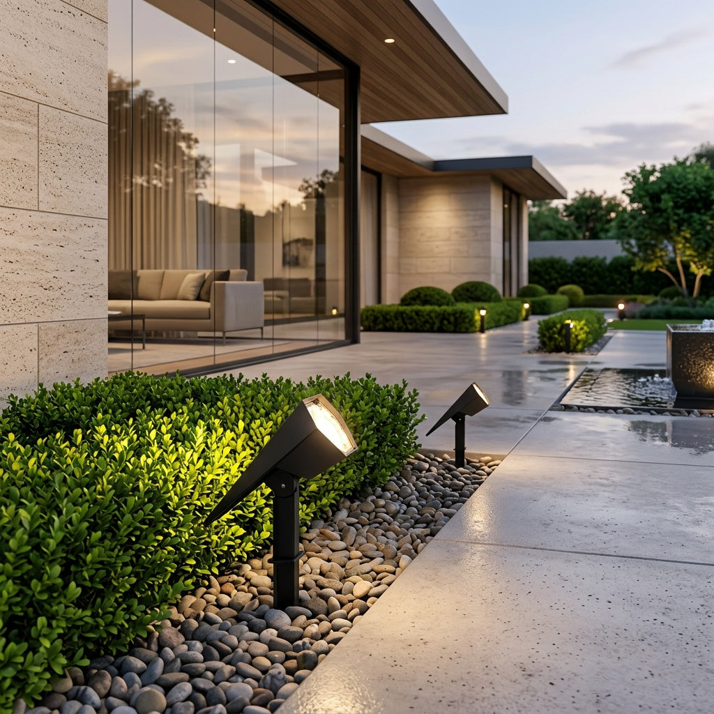 Lumospark | Versatile Solar Powered Spotlight with Dual Color Modes