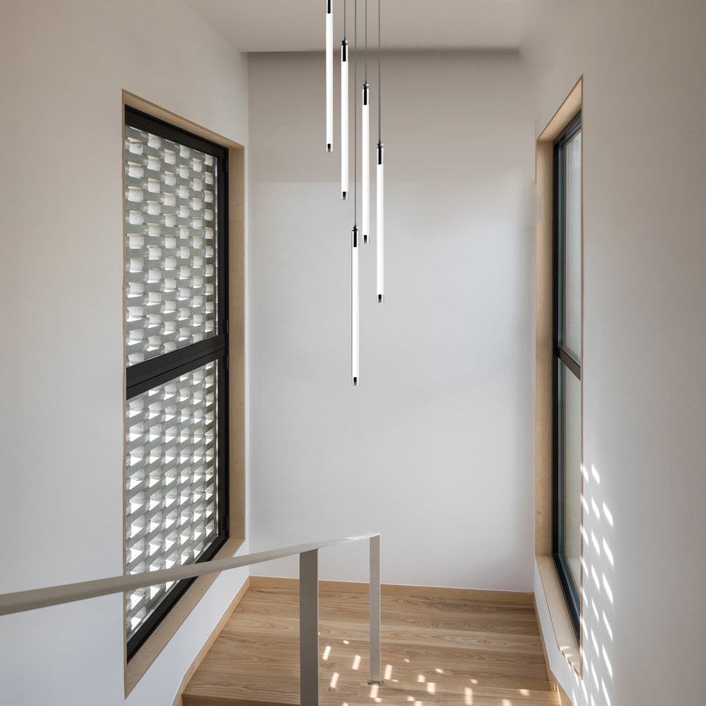 AureaGlow | Modern Elegant Black Spiral Chandelier Light Fixture