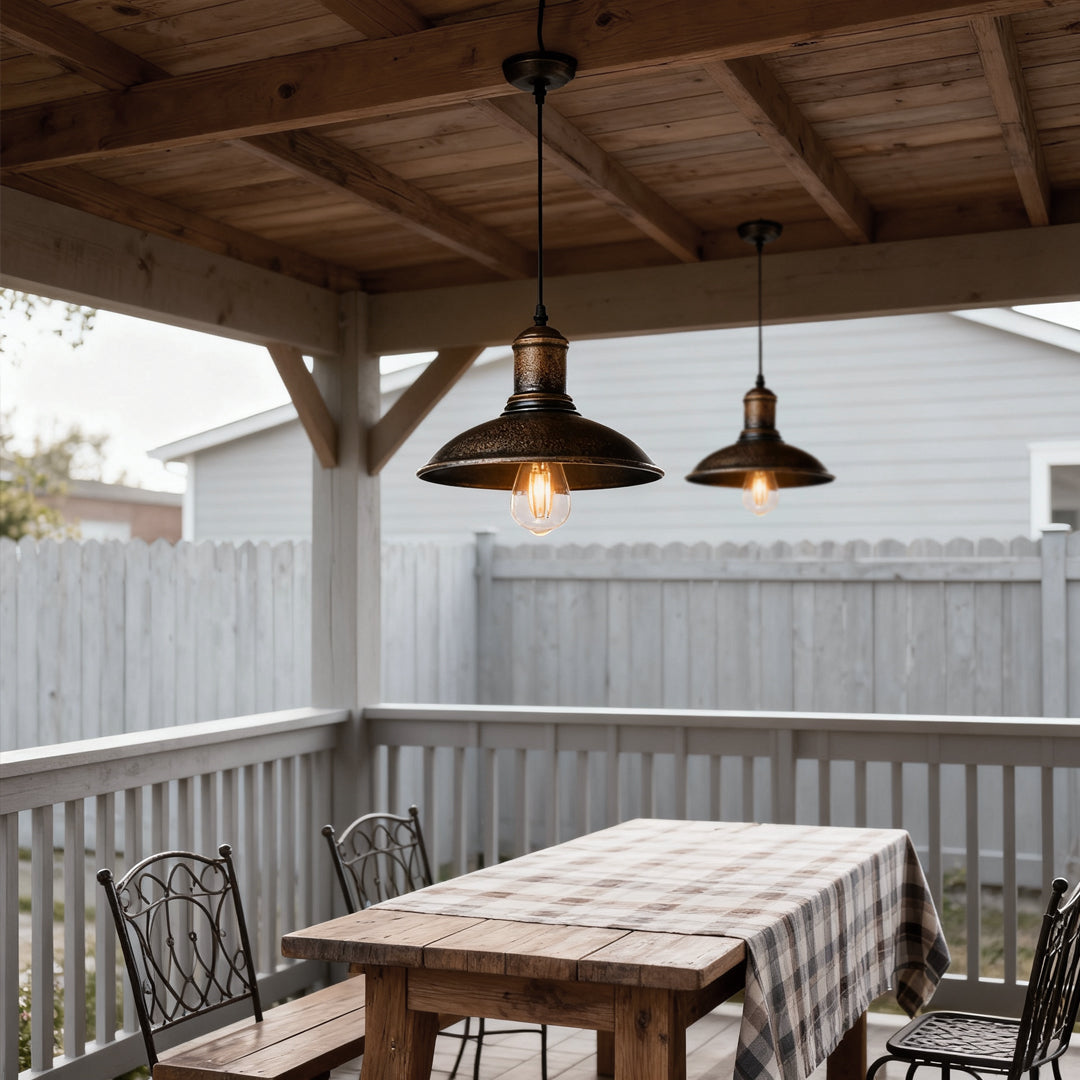 BronzeCraft | Stylish Durable Outdoor Hanging Pendant Light Fixture 3