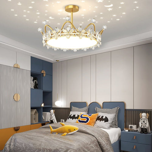 CelestialGlow | Elegant Modern LED Flush Mount Ceiling Light with Dimming