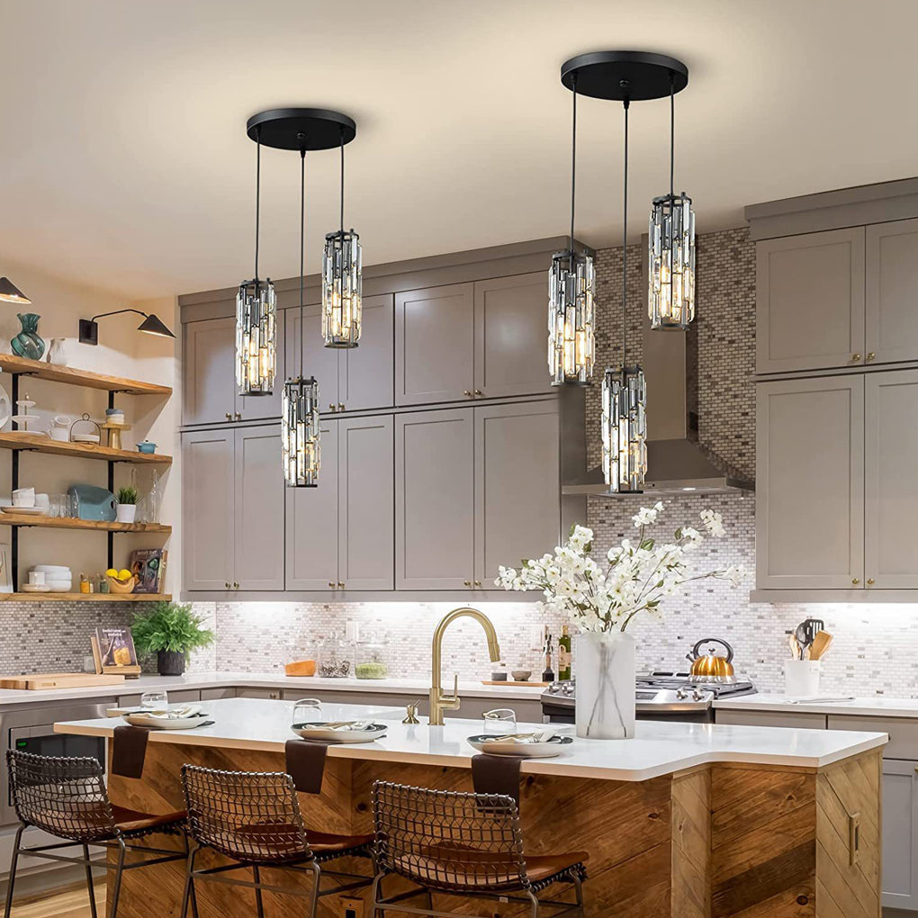 CrystalAura | Stylish Elegant Mini Pendant Light Fixture for Modern Spaces