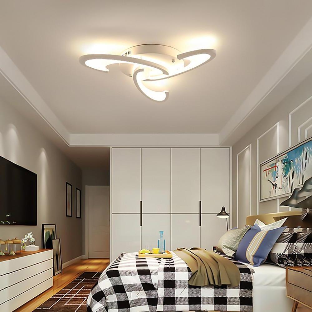 FloraGlow | Stylish Modern Geometric LED Flush Mount Ceiling Light