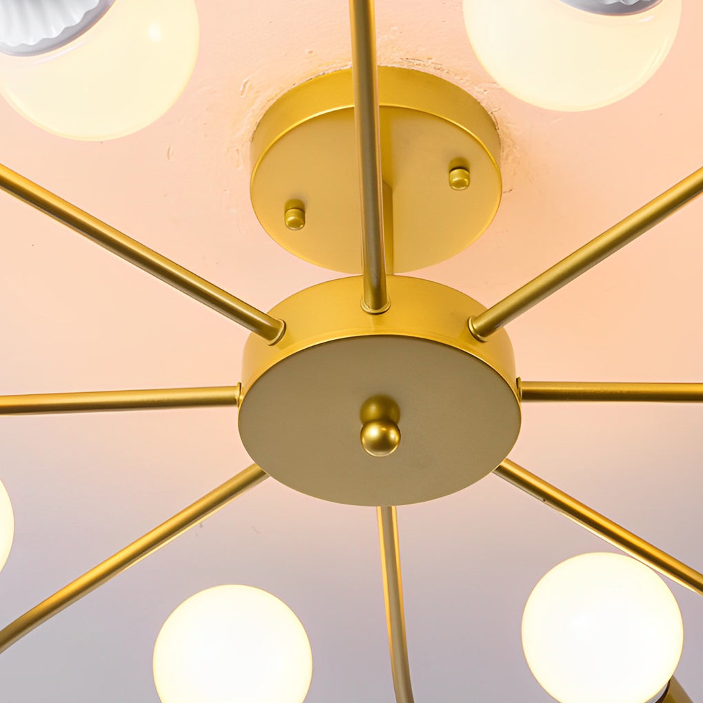 Floralis | Elegant Modern Nordic Ceiling Light Fixture for Living Spaces