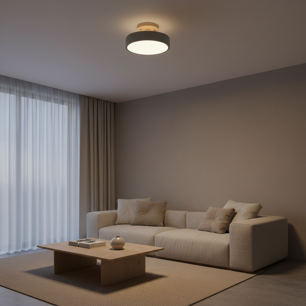 Luminara | Modern Sleek LED Flush Mount Ceiling Light Fixture