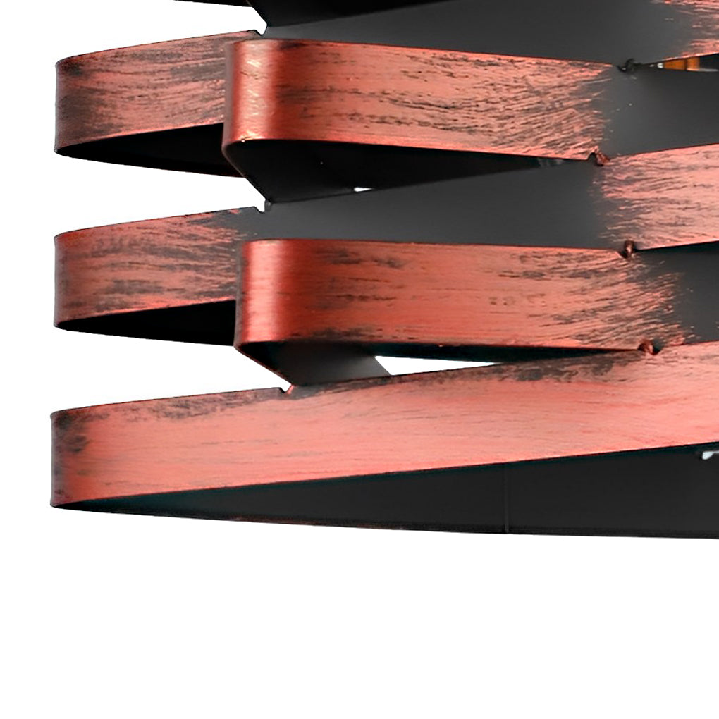 IronCraft | Stylish Black Metal Ribbon Kitchen Pendant Lighting