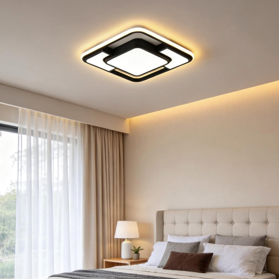Lumenova | Stylish Modern LED Flush Mount Ceiling Light Fixture