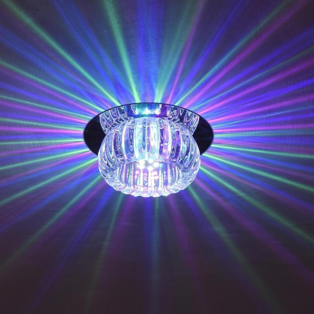 Luminara | Elegant Geometric Crystal Flush Mount Ceiling Light