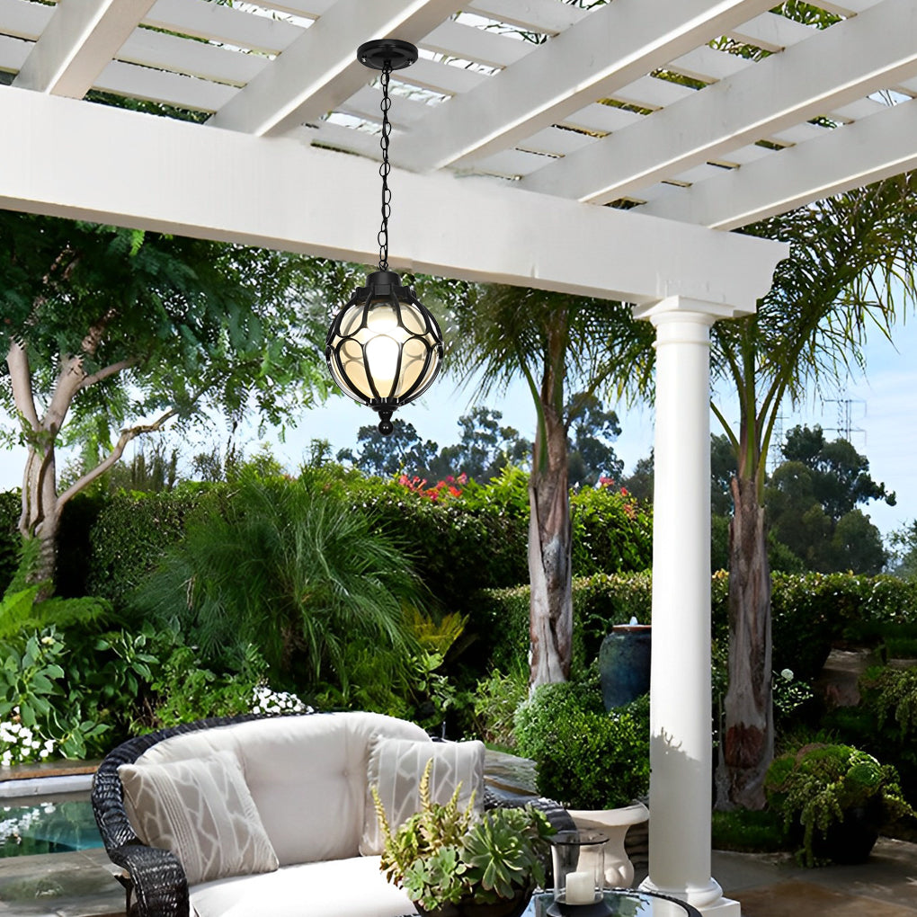Luminara | Elegant Vintage Outdoor Pendant Light Fixture for Gardens 0