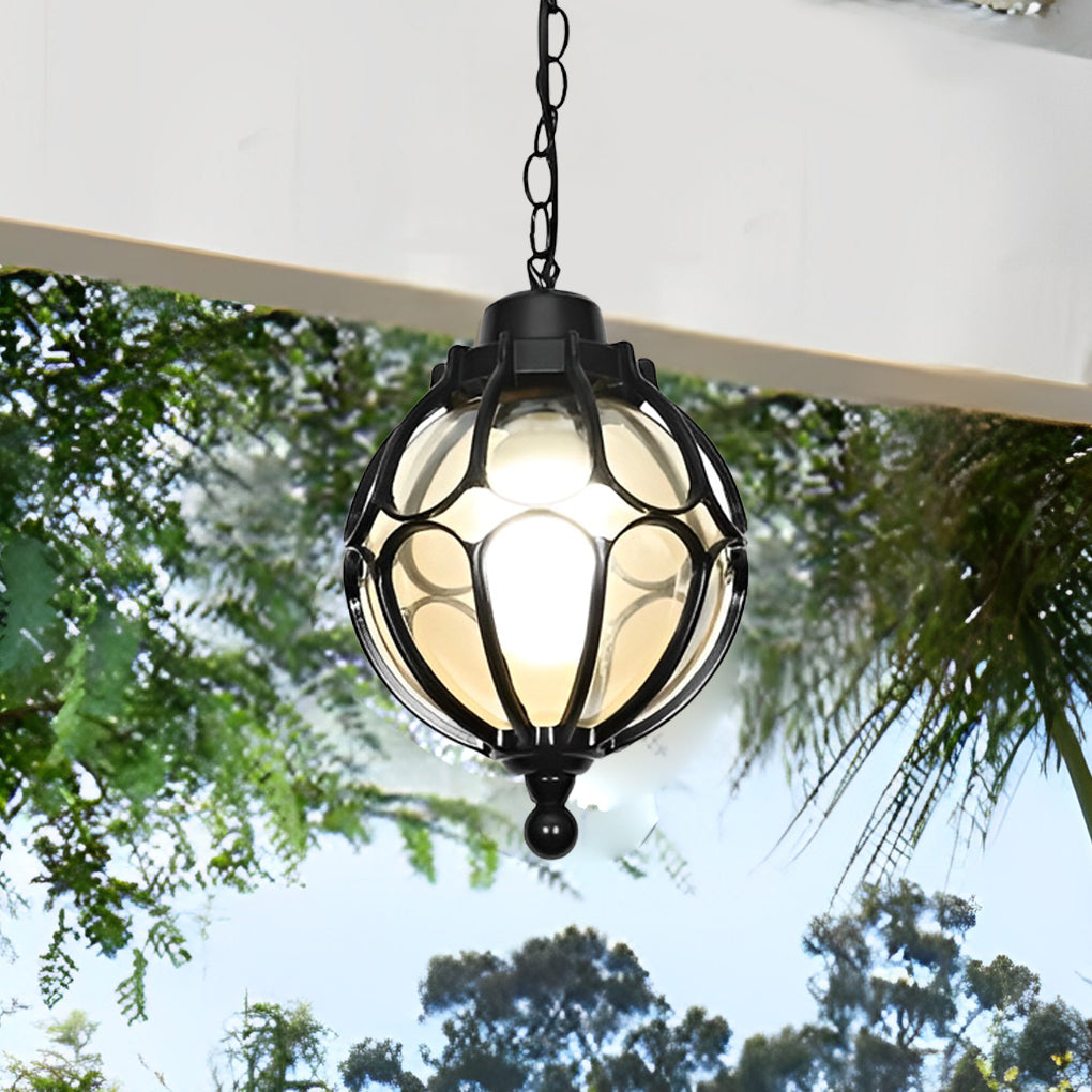 Luminara | Elegant Vintage Outdoor Pendant Light Fixture for Gardens 3