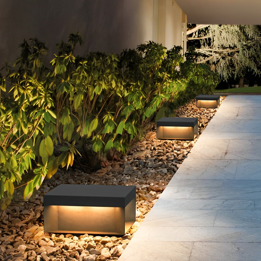 Luminara | Modern Sleek Stainless Steel Solar Deck Lights with LED Illumination 8