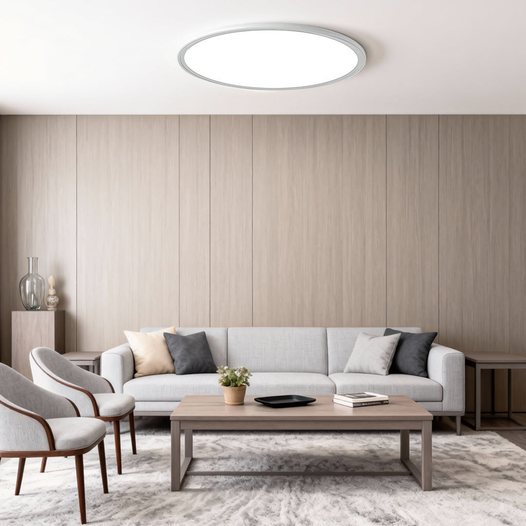 Luminara | Modern Ultra-Thin Round LED Flush Mount Ceiling Light