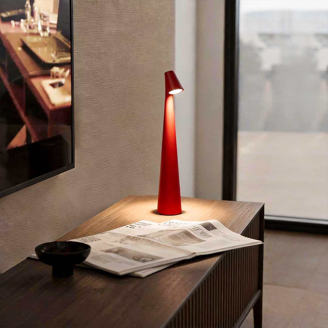 Luminara | Stylish Dimmable LED Cone Shaped Table Lamp for Modern Spaces 1
