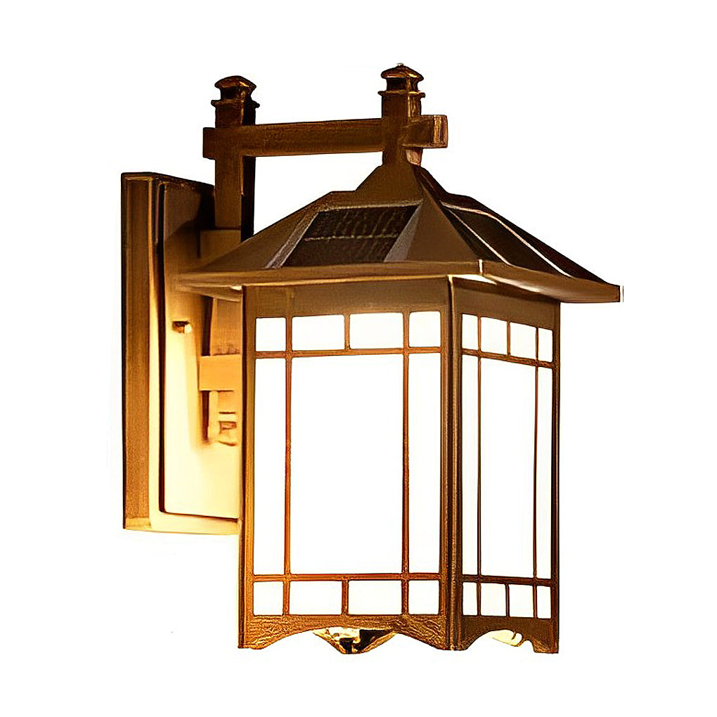 Luminara | Stylish Durable Outdoor Wall Sconce with Glass Shade