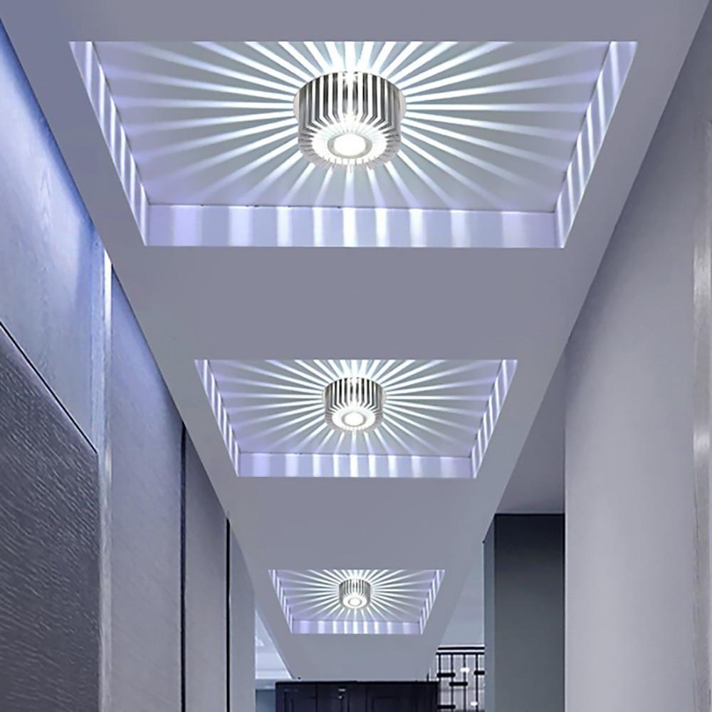 Luminara | Stylish Modern Sunburst LED Flush Mount Ceiling Light Fixture