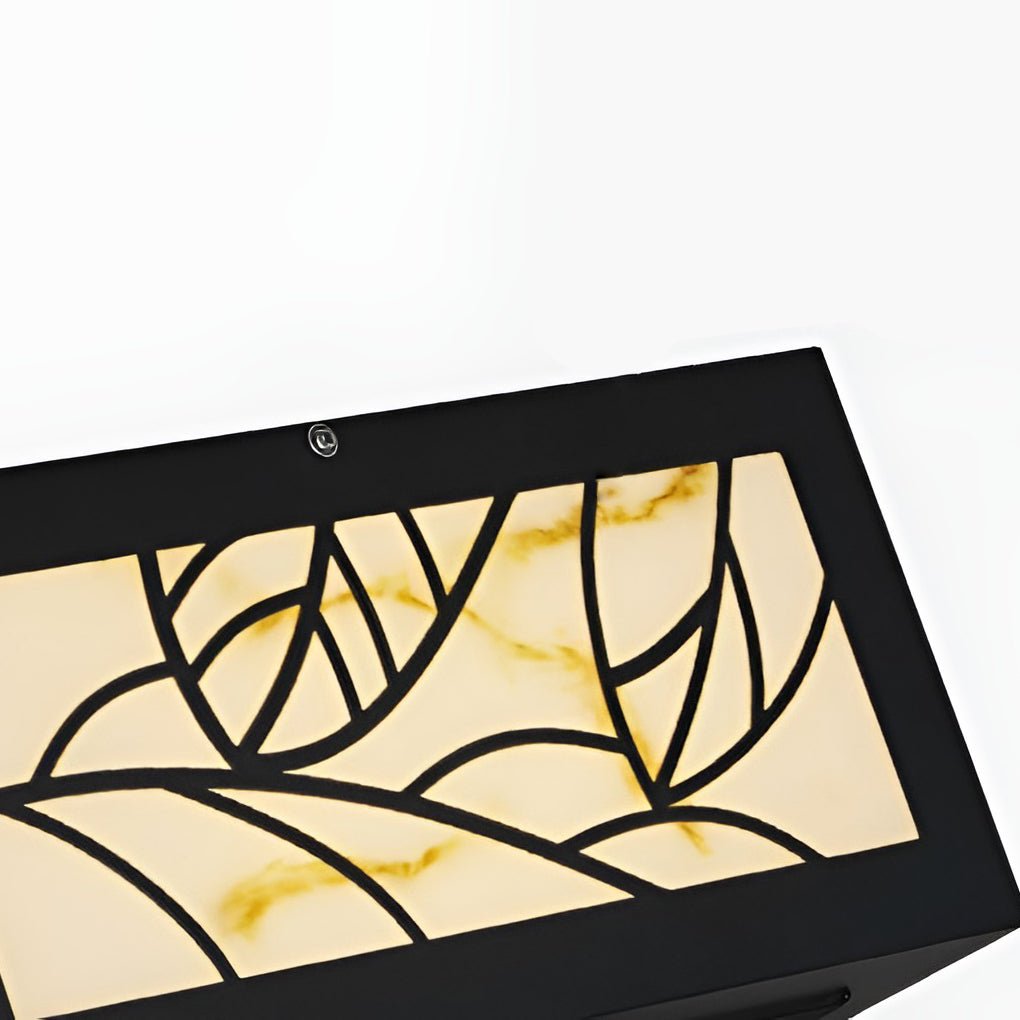 Lumosquare | Stylish Modern Solar Garden Pillar Light Fixture