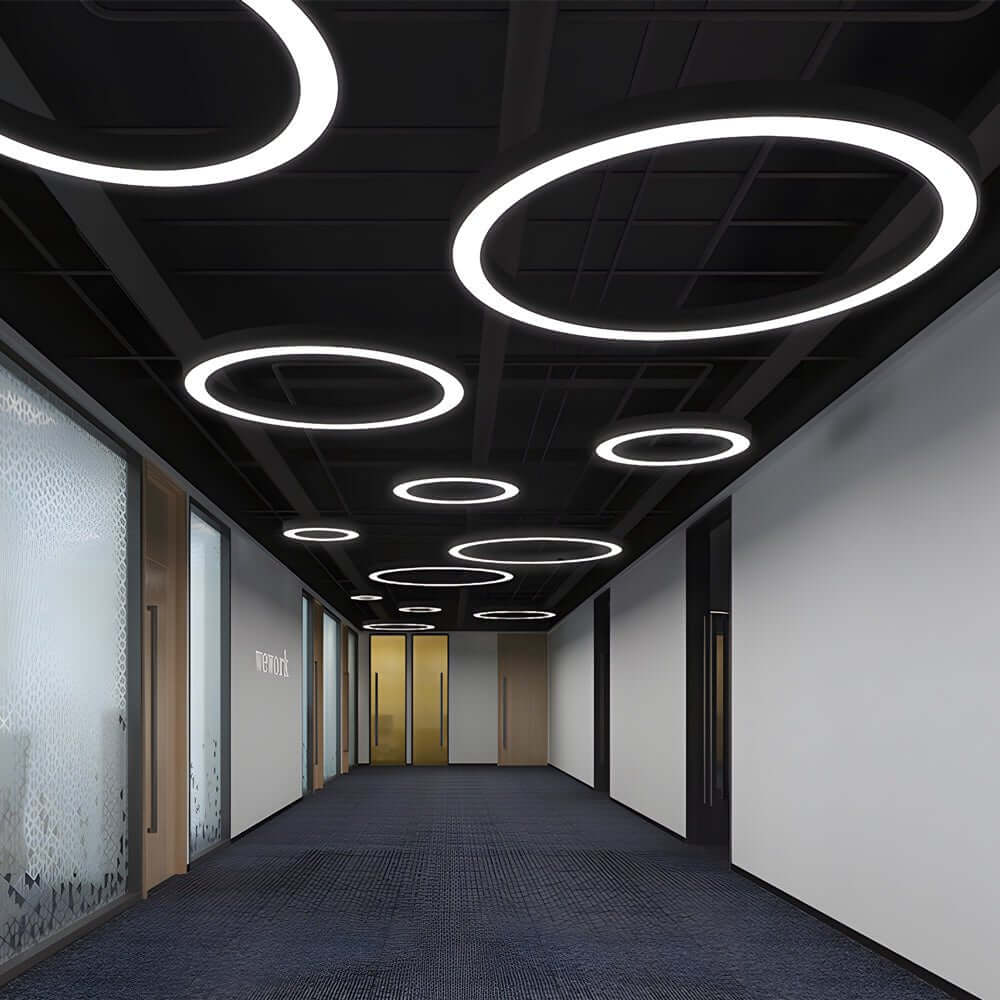 Lunaris | Sleek Modern LED Ceiling Light Fixture for Expansive Illumination