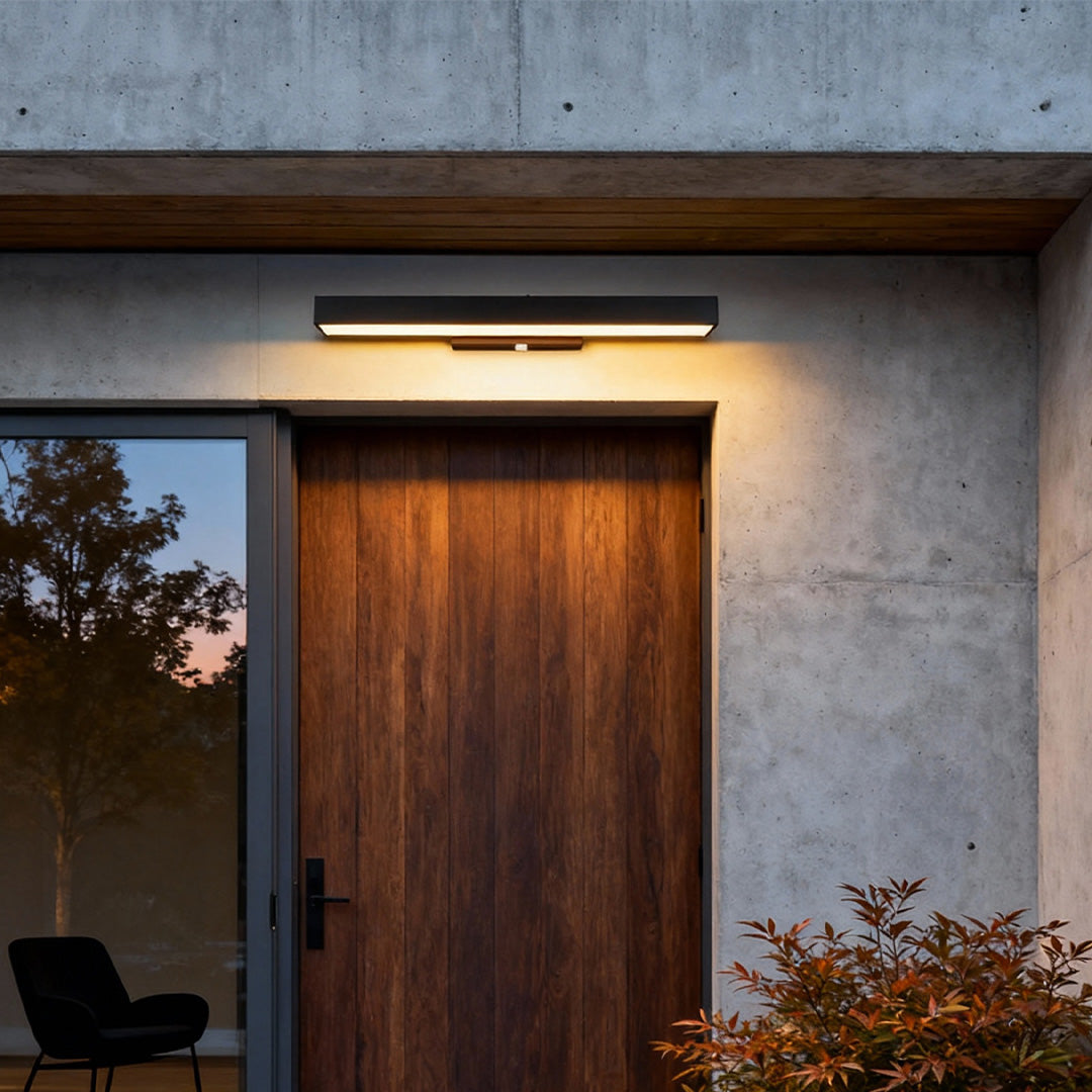 Modern LED Wall Light | IP65 Waterproof Outdoor Lighting with Dual-Mode Sensor for Enhanced Safety and Style 1