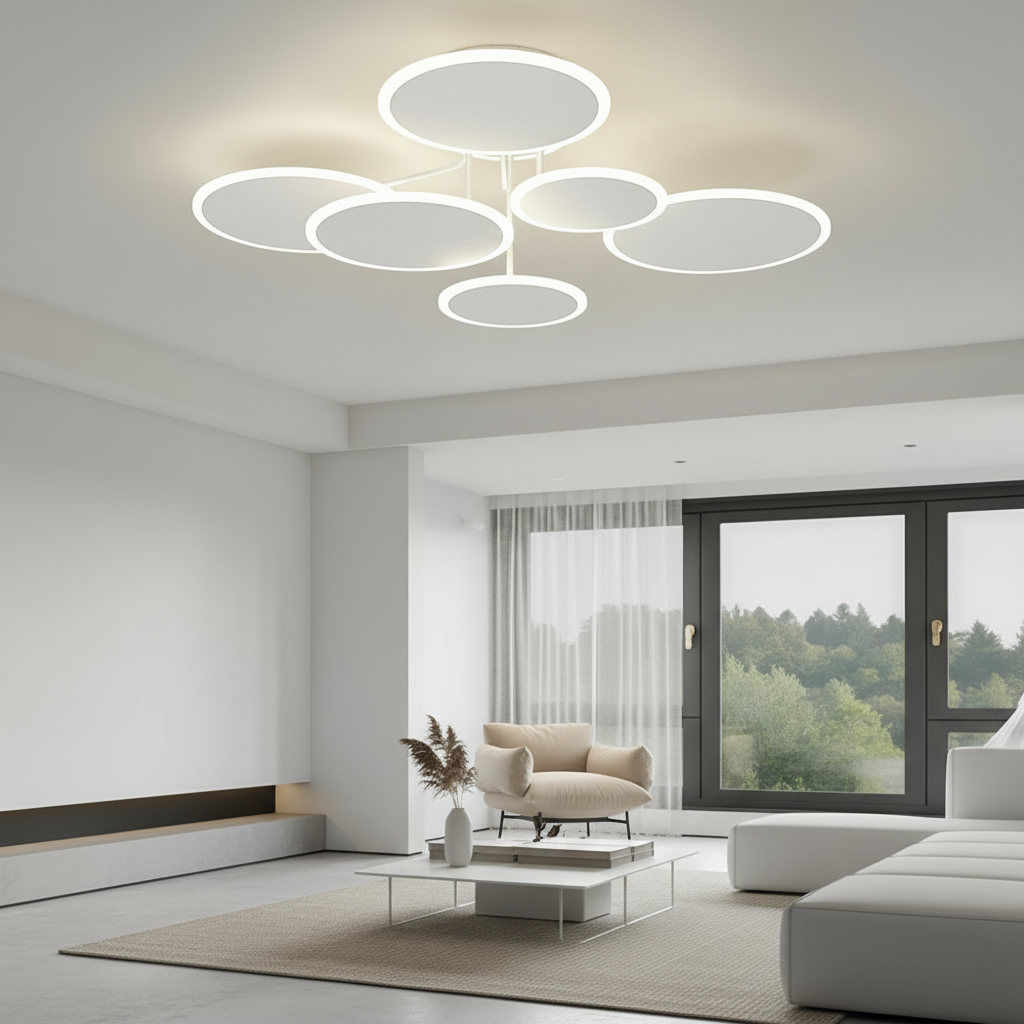 Luminara | Modern Dimmable LED Flush Mount Ceiling Light Fixture