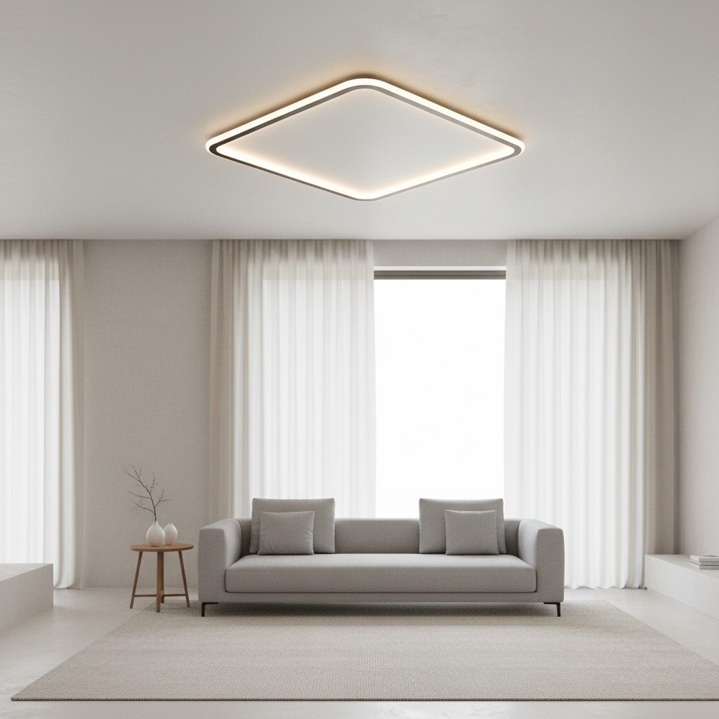 Luminara | Modern Sleek LED Flush Mount Ceiling Light Fixture