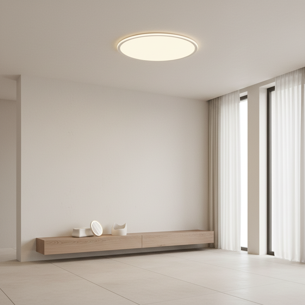 Luminara | Modern Ultra-Thin Round LED Flush Mount Ceiling Light