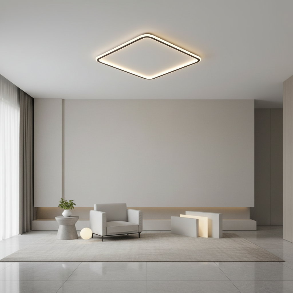 Luminara | Modern Sleek LED Flush Mount Ceiling Light Fixture