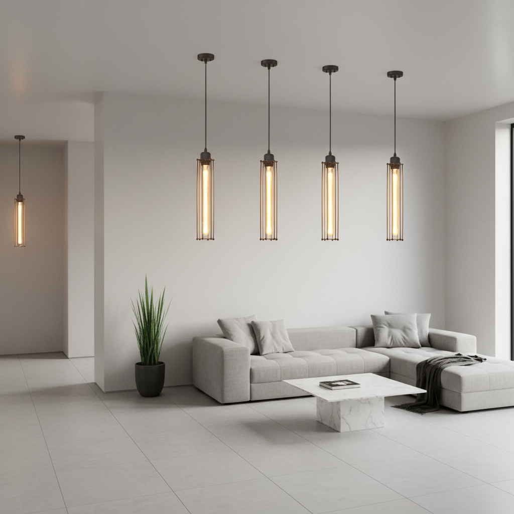 IronCraft | Stylish Black Industrial Kitchen Pendant Lighting Fixture