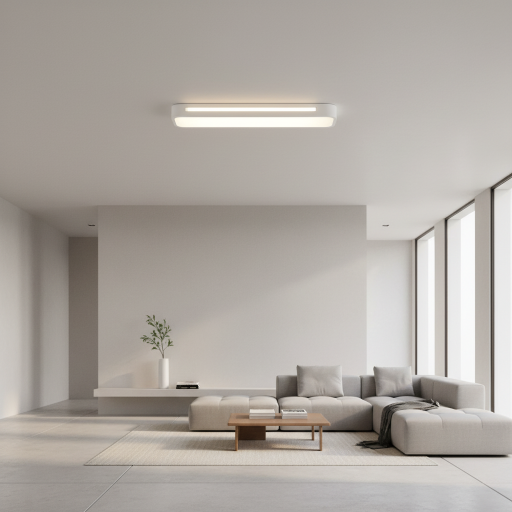 Luminara | Modern Elegant Long Oval LED Flush Mount Ceiling Light