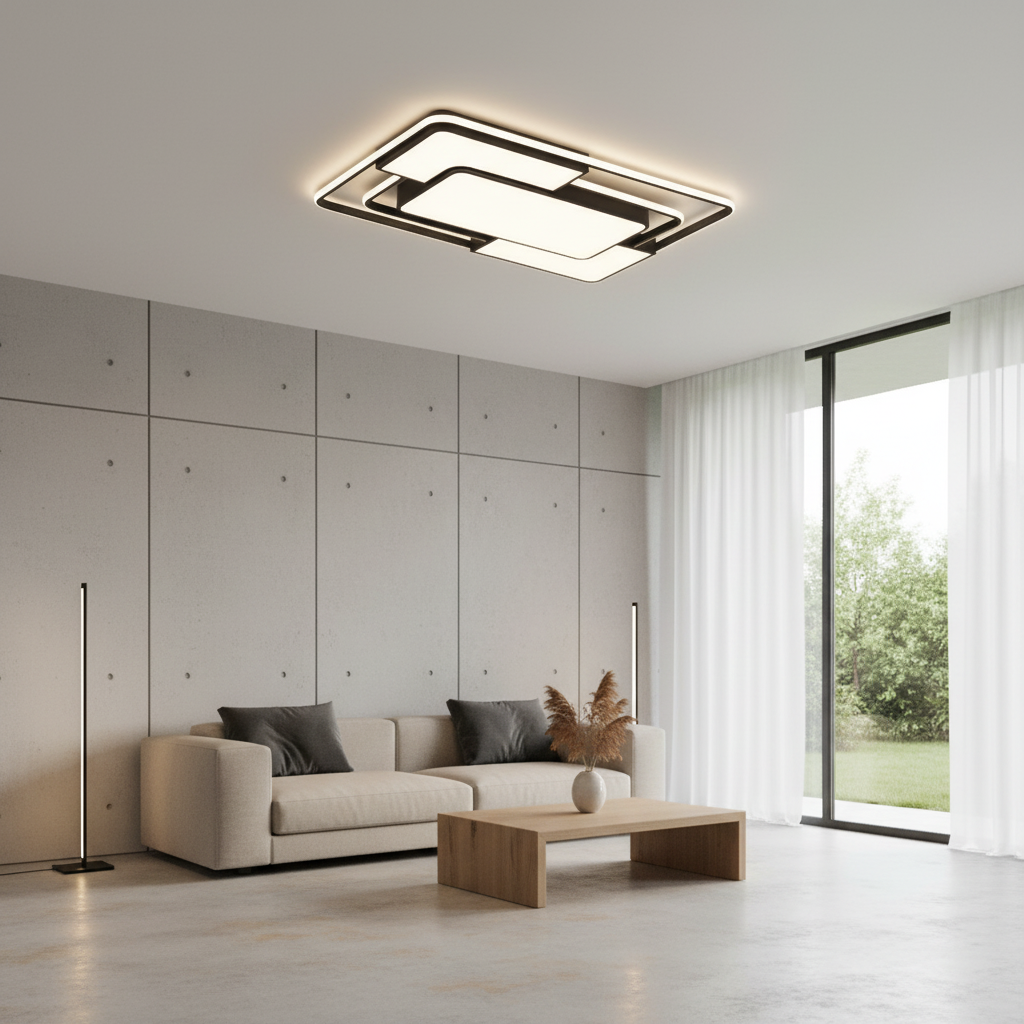 Lumenova | Stylish Modern LED Flush Mount Ceiling Light Fixture