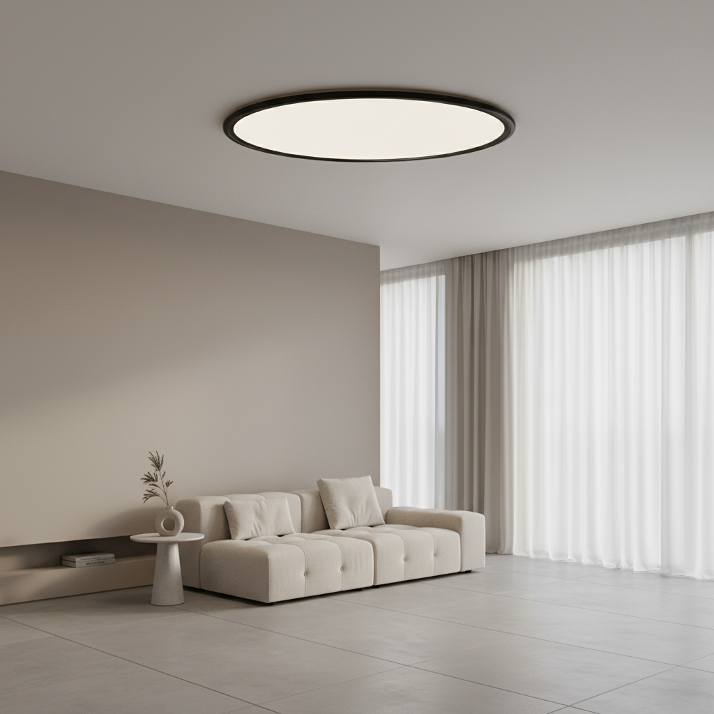 Luminara | Modern Ultra-Thin Round LED Flush Mount Ceiling Light