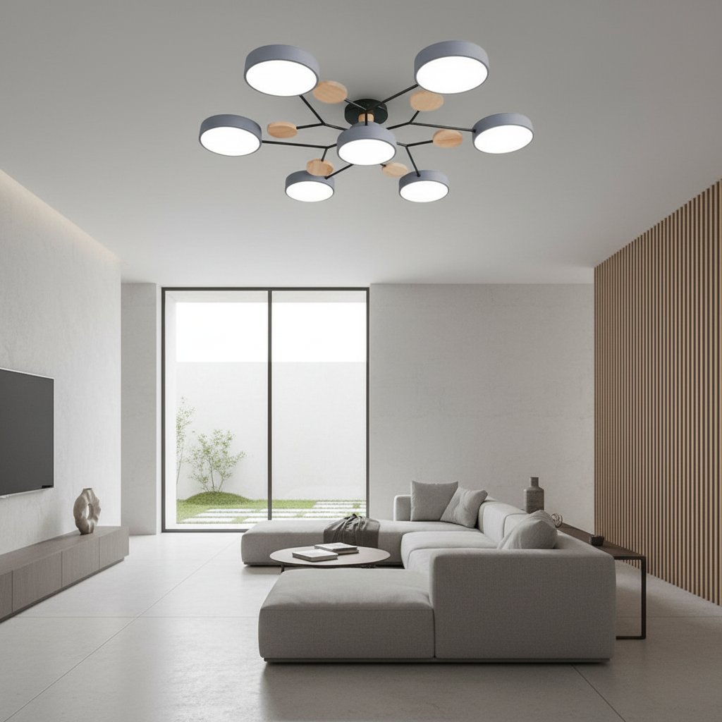 CelestialGlow | Modern Artistic LED Flush Mount Ceiling Light