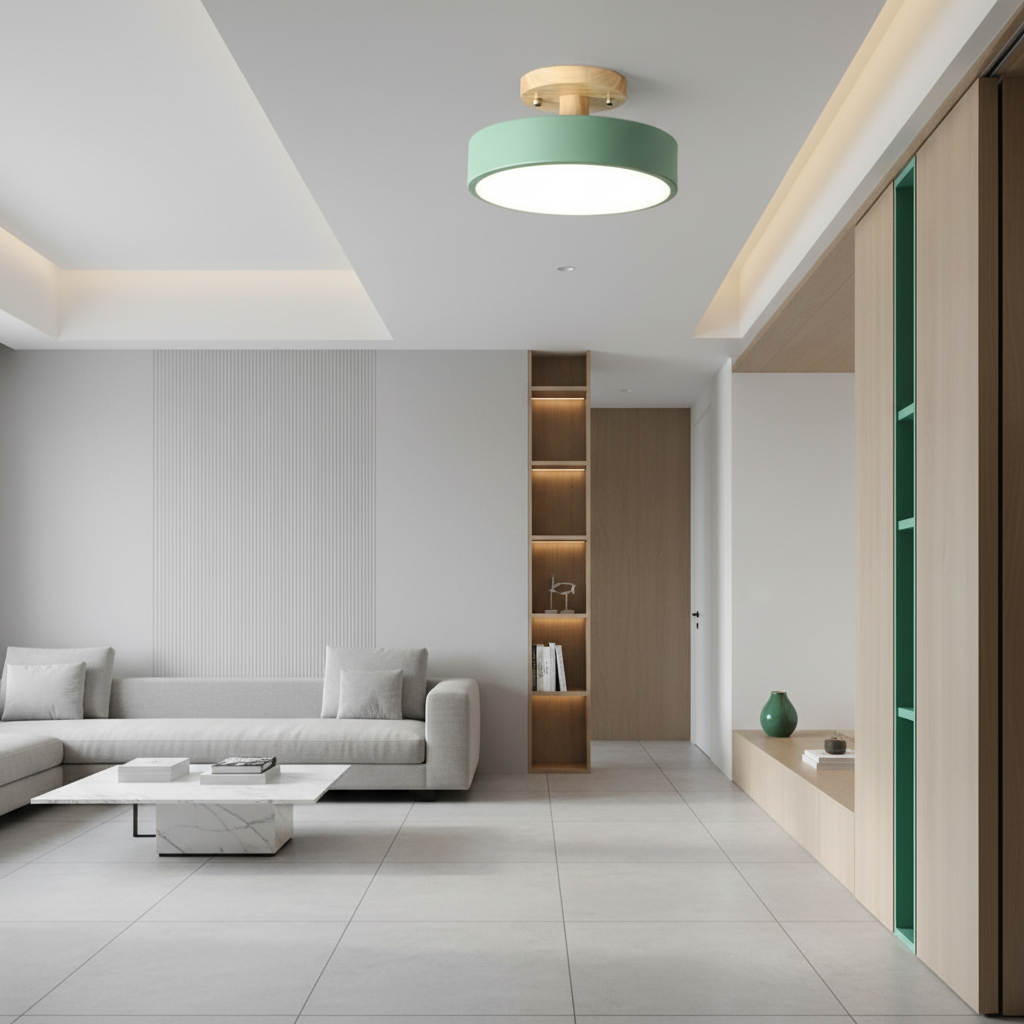 Luminara | Modern Sleek LED Flush Mount Ceiling Light Fixture