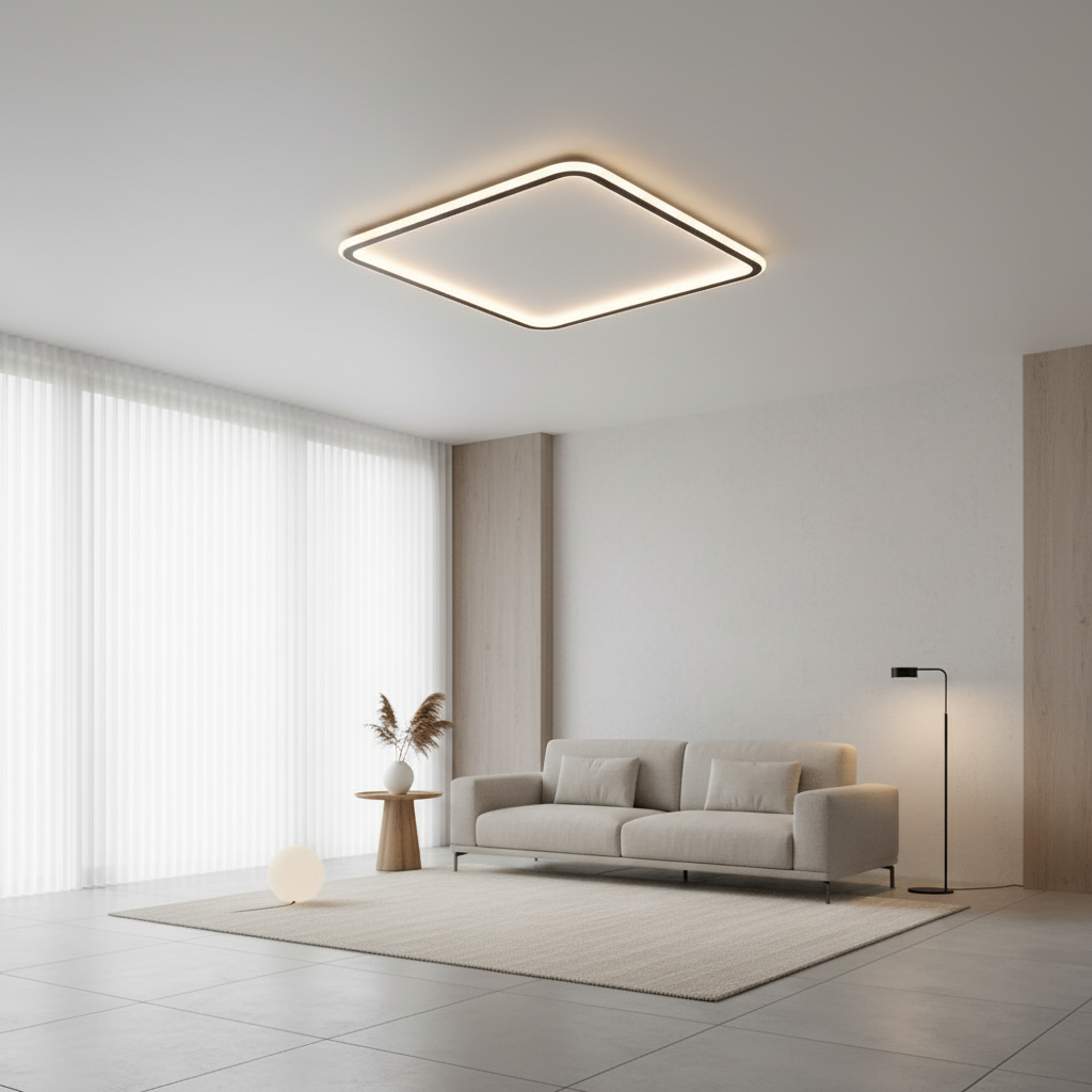 Luminara | Modern Sleek LED Flush Mount Ceiling Light Fixture