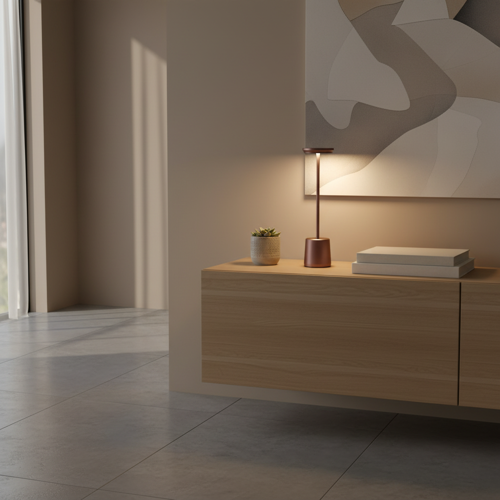 Luminara | Modern Elegant Cordless LED Table Lamp with Adjustable Light
