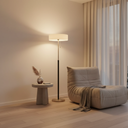 Luminara | Stylish Modern Floor Lamp with Frosted Glass Shade