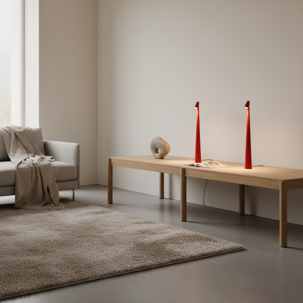 Luminara | Stylish Dimmable LED Cone Shaped Table Lamp for Modern Spaces