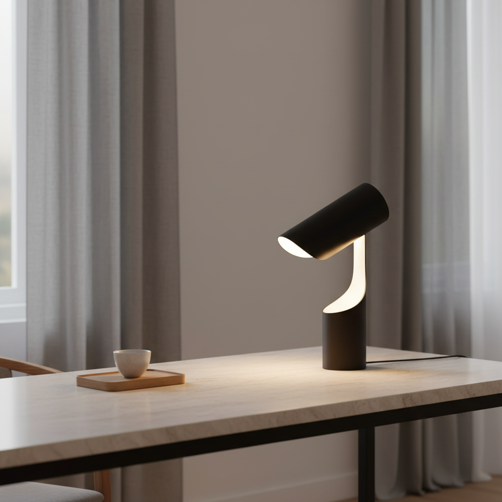 NordicGlow | Sleek Modern Adjustable LED Desk Lamp for Home Office