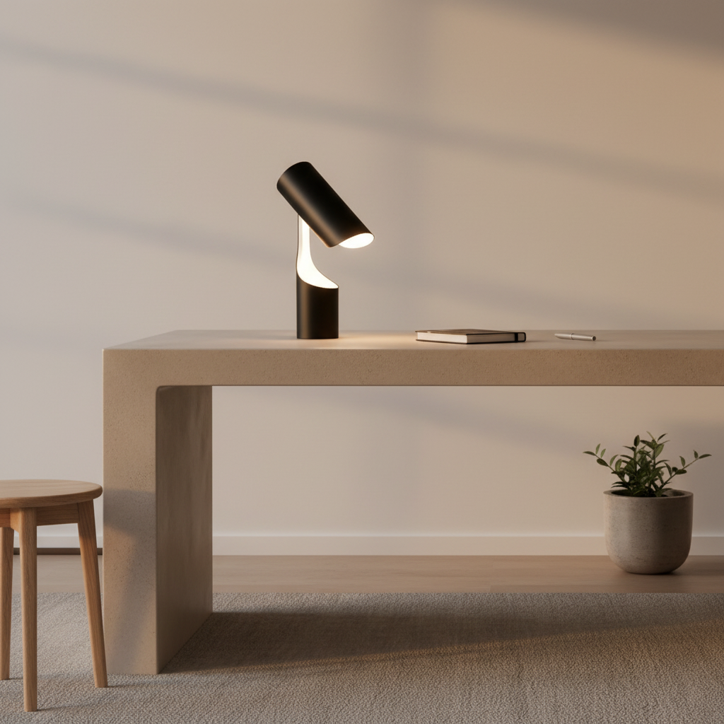 NordicGlow | Sleek Modern Adjustable LED Desk Lamp for Home Office