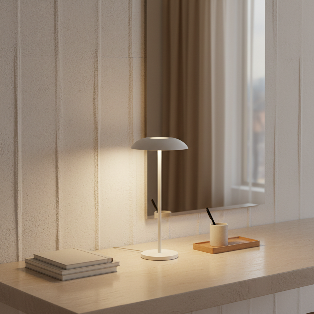 Luminara | Modern Rechargeable Cordless LED Table Lamp for Bedroom