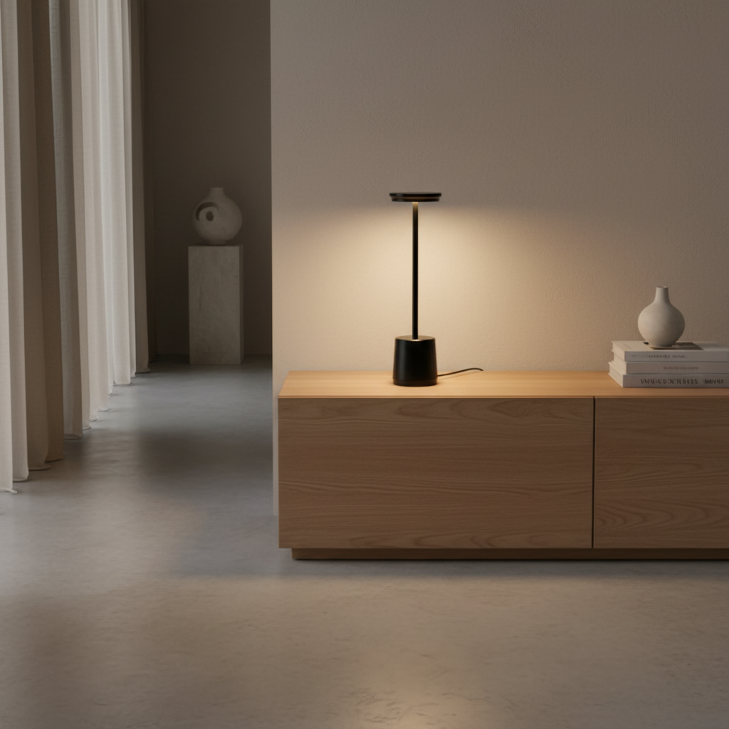 Luminara | Modern Elegant Cordless LED Table Lamp with Adjustable Light