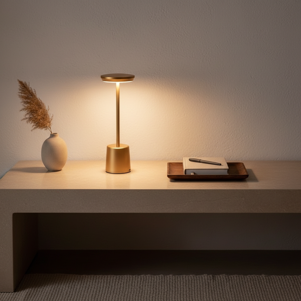 Luminara | Modern Elegant Cordless LED Table Lamp with Adjustable Light
