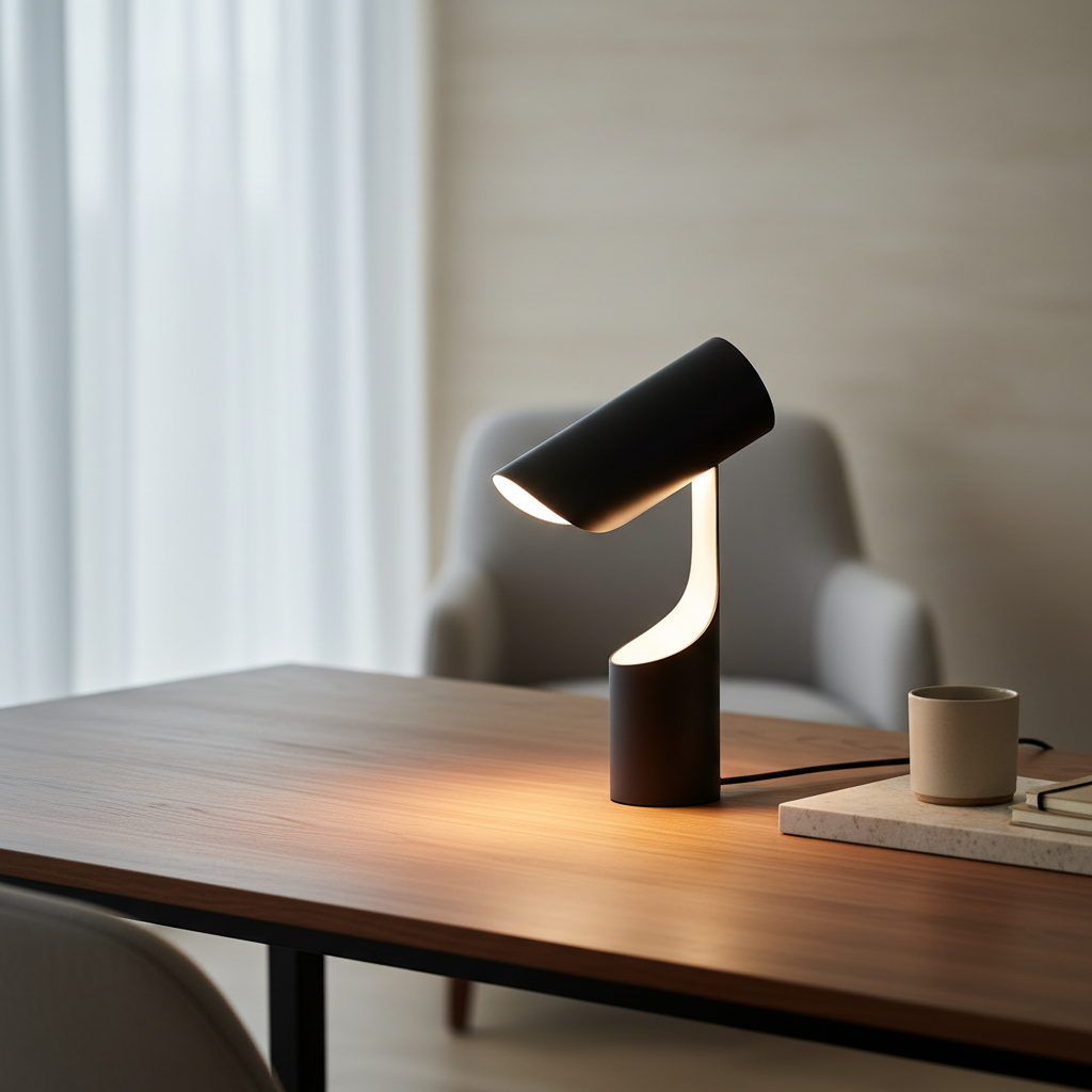 NordicGlow | Sleek Modern Adjustable LED Desk Lamp for Home Office