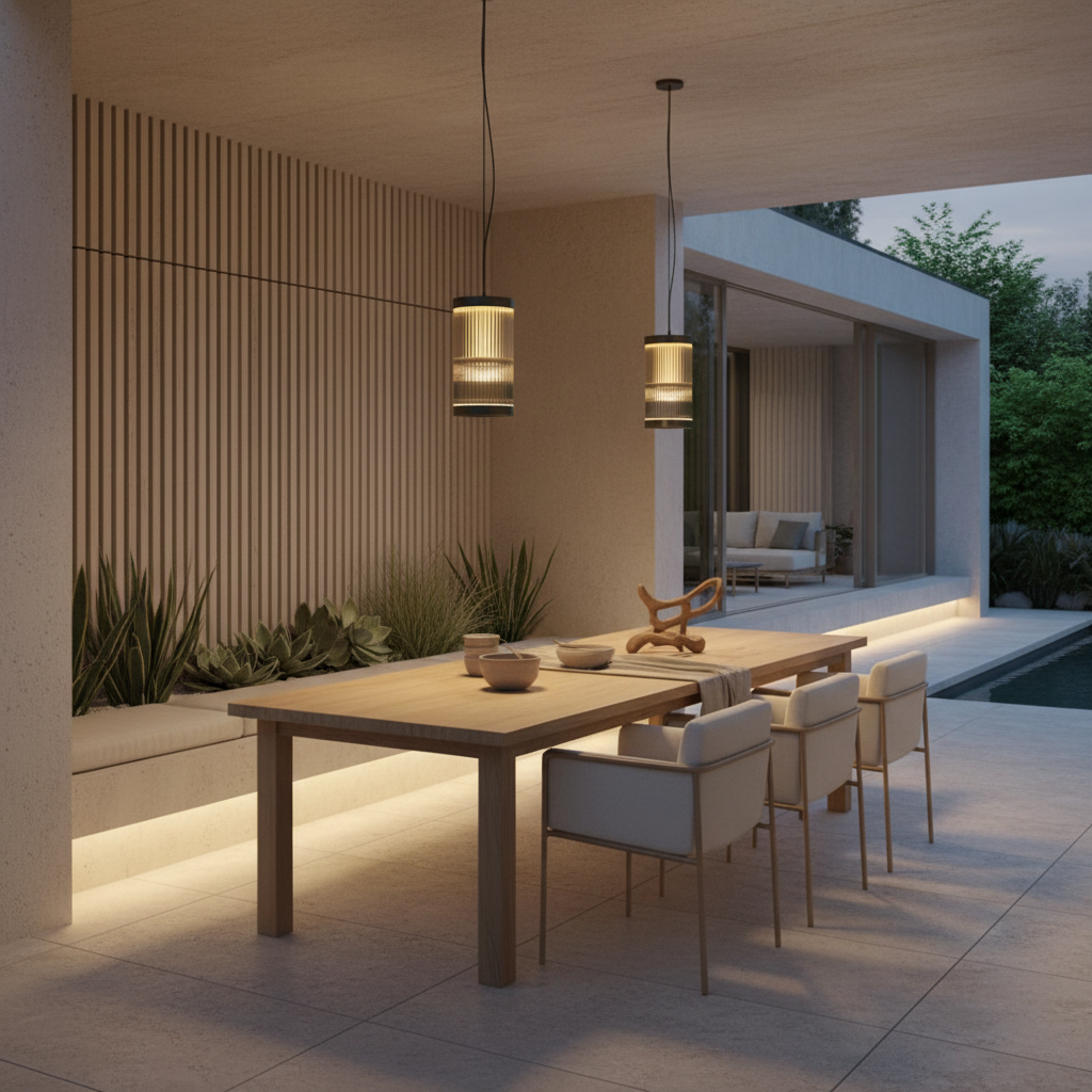 Luminara | Elegant Waterproof LED Outdoor Pendant Light Fixture
