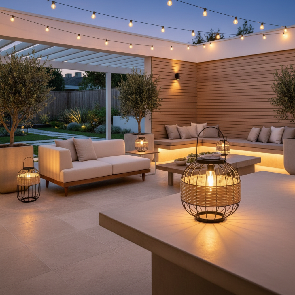 WickerGlow | Elegant Eco-Friendly Solar Hanging Lantern Light
