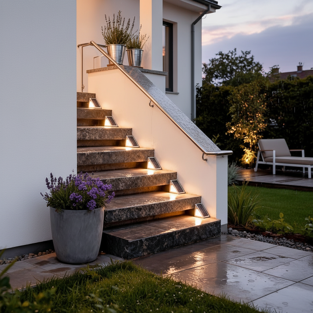 Luminara | Modern Waterproof LED Outdoor Step Lights for Safe Illumination