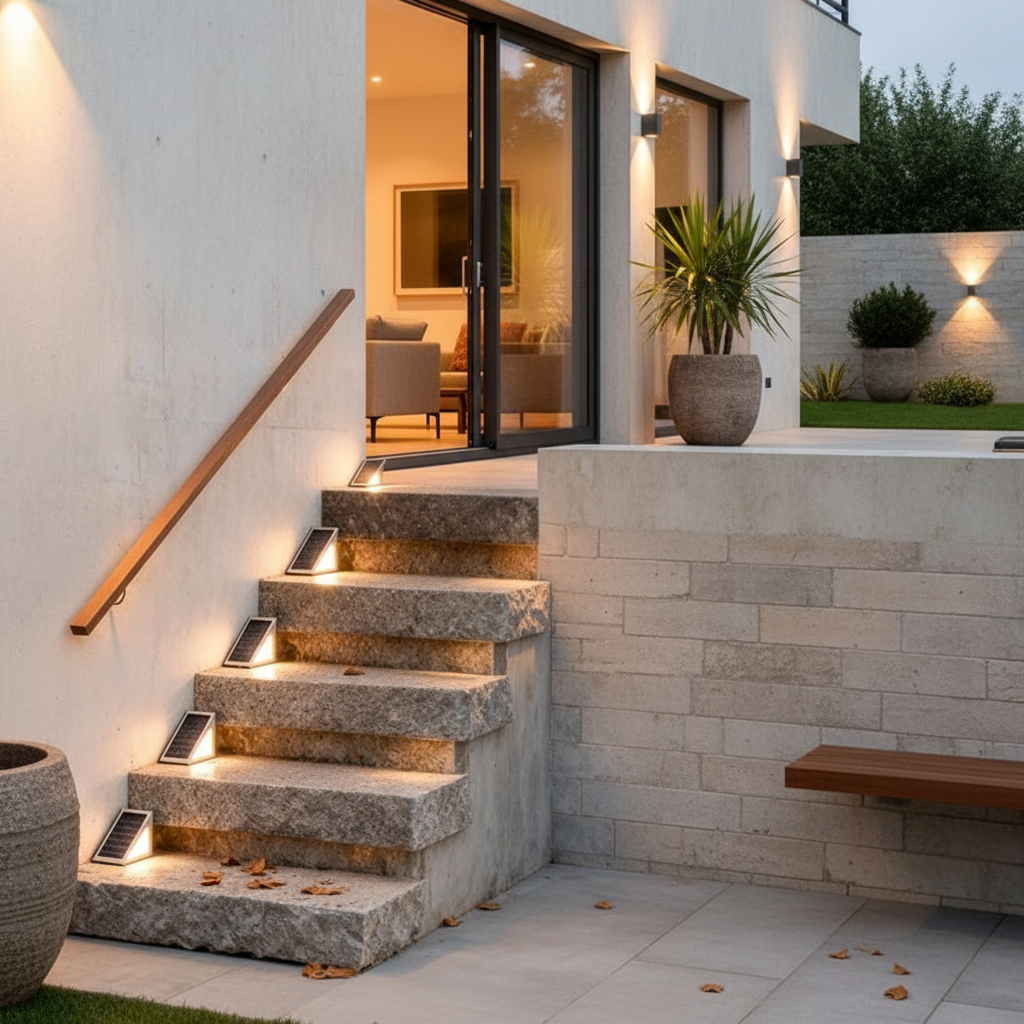 Luminara | Modern Waterproof LED Outdoor Step Lights for Safe Illumination