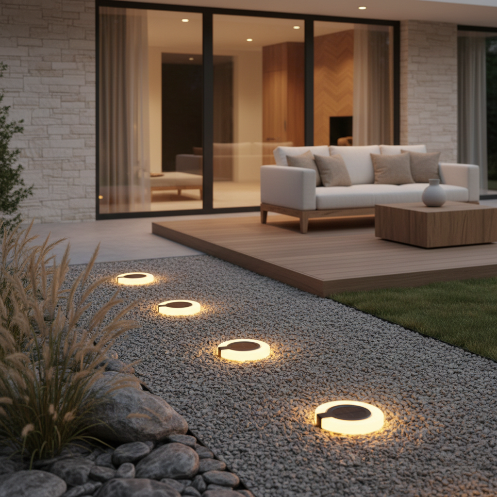 Luminara | Stylish Adjustable Solar Garden Lights 4-Pack Set
