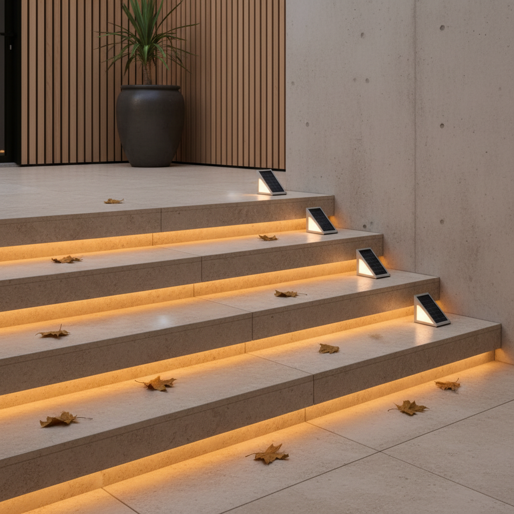Luminara | Modern Waterproof LED Outdoor Step Lights for Safe Illumination