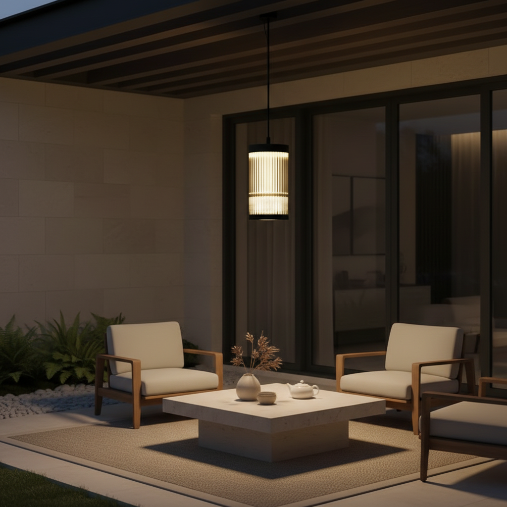 Luminara | Elegant Waterproof LED Outdoor Pendant Light Fixture