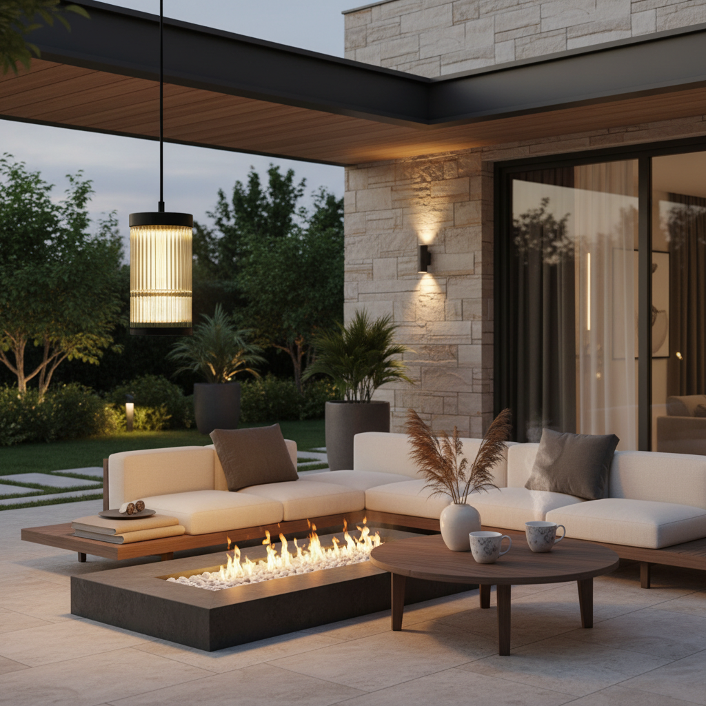 Luminara | Elegant Waterproof LED Outdoor Pendant Light Fixture